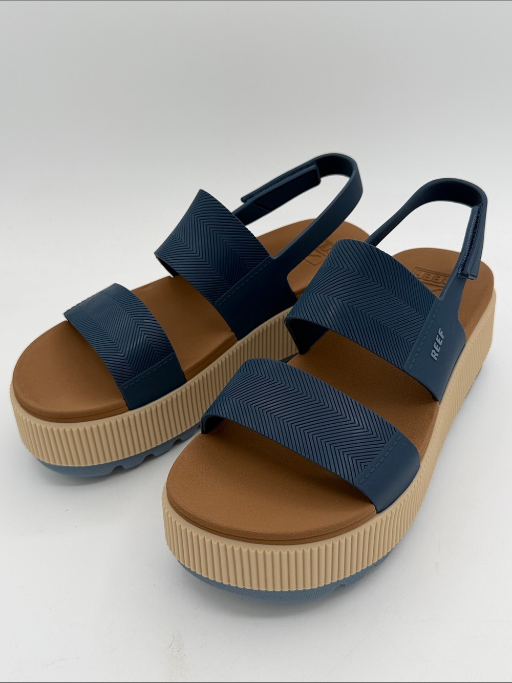 Reef Women's Navy Platform Sandals